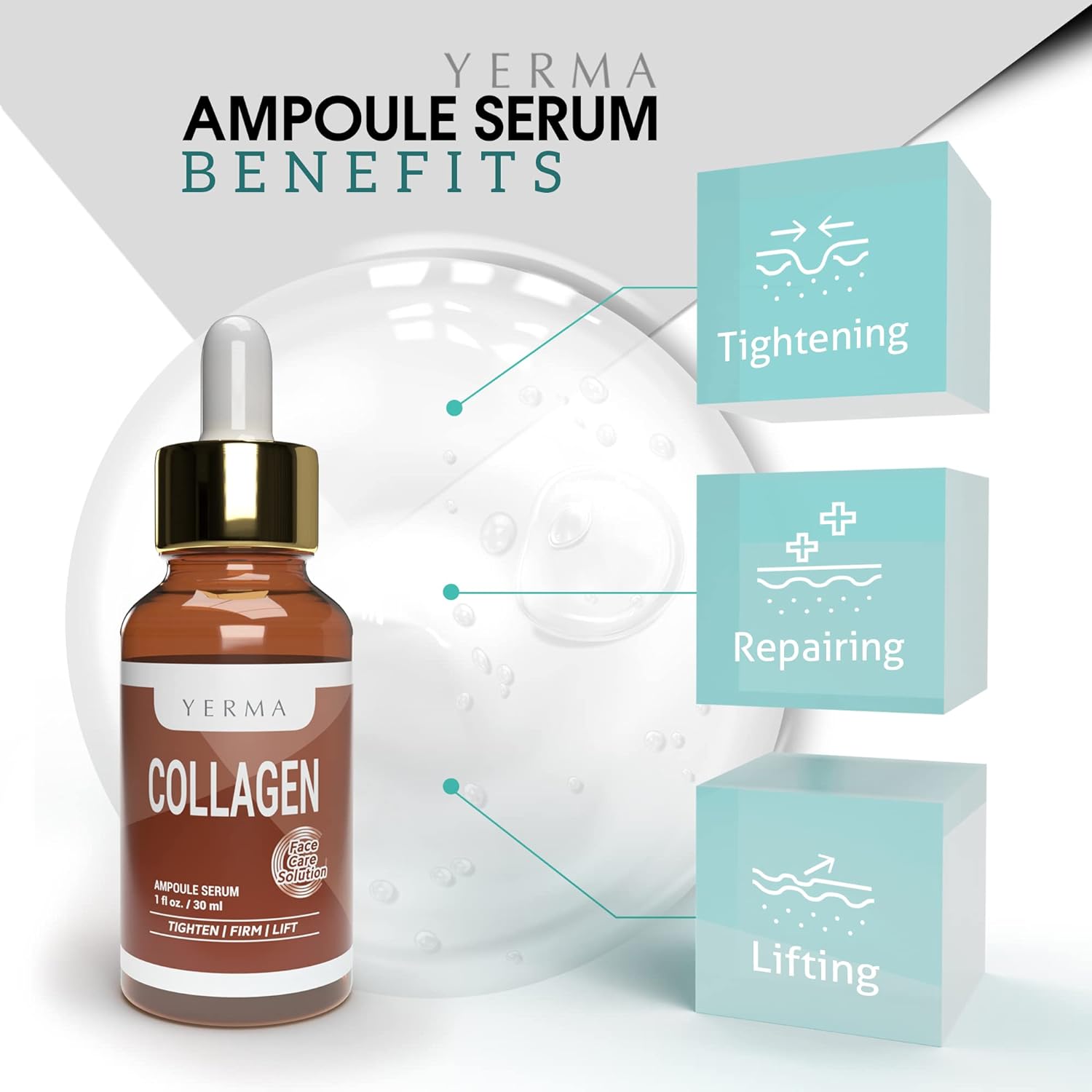 Sérum en ampoule au collagène